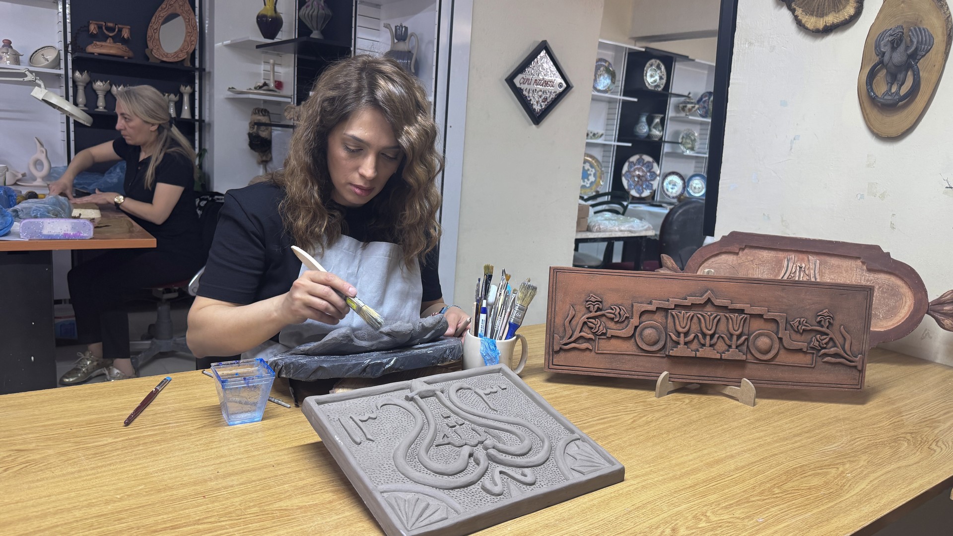 Artistic replicas of Koramaz Valley’s door ornaments ensure cultural preservation