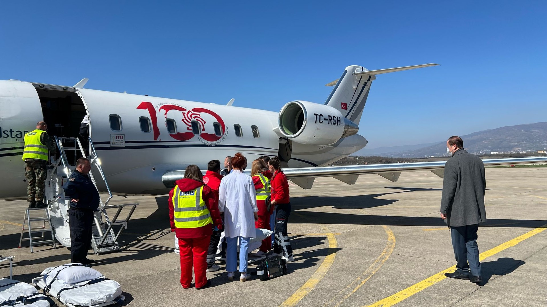 Turkish aircraft evacuates 3 more victims from North Macedonia nightclub fire