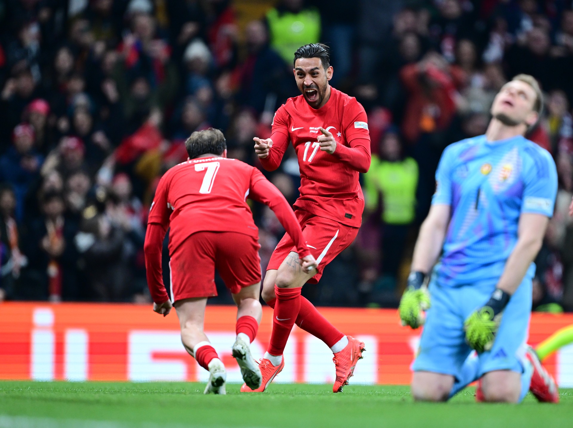 Türkiye triumphs 3-1 over Hungary in thrilling UEFA Nations League play-off