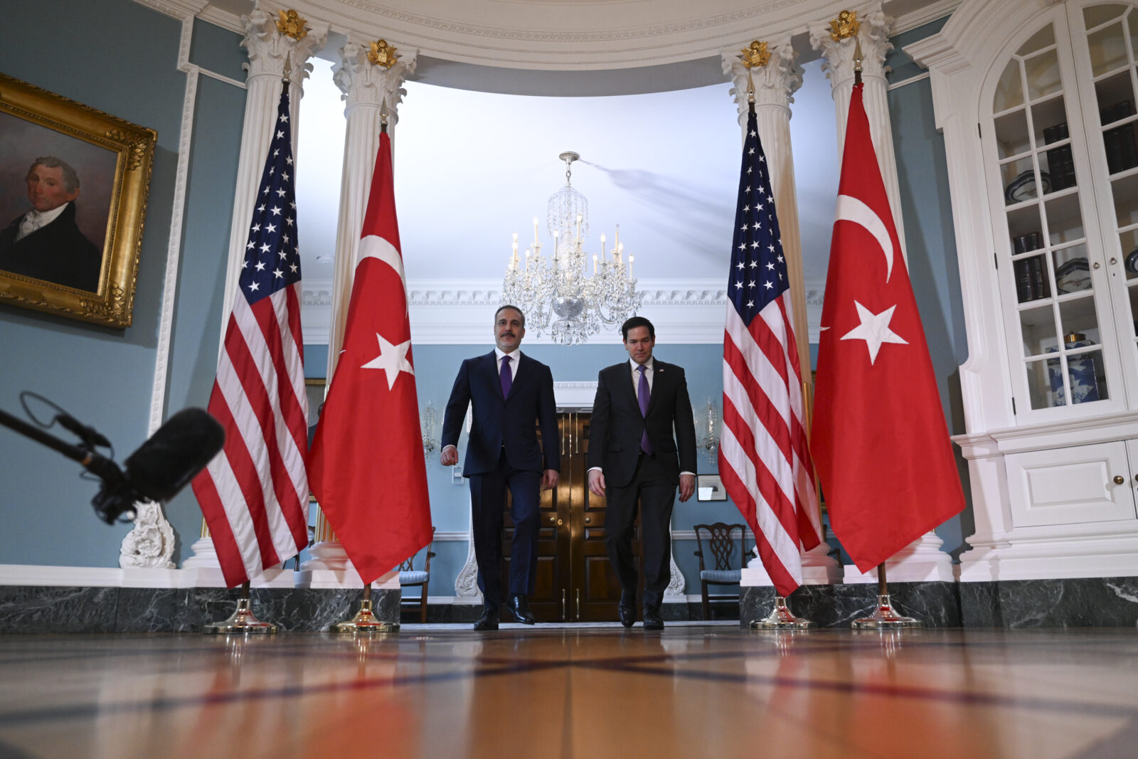 FM Fidan, US counterpart Rubio highlight Syrian engagement, regional issues