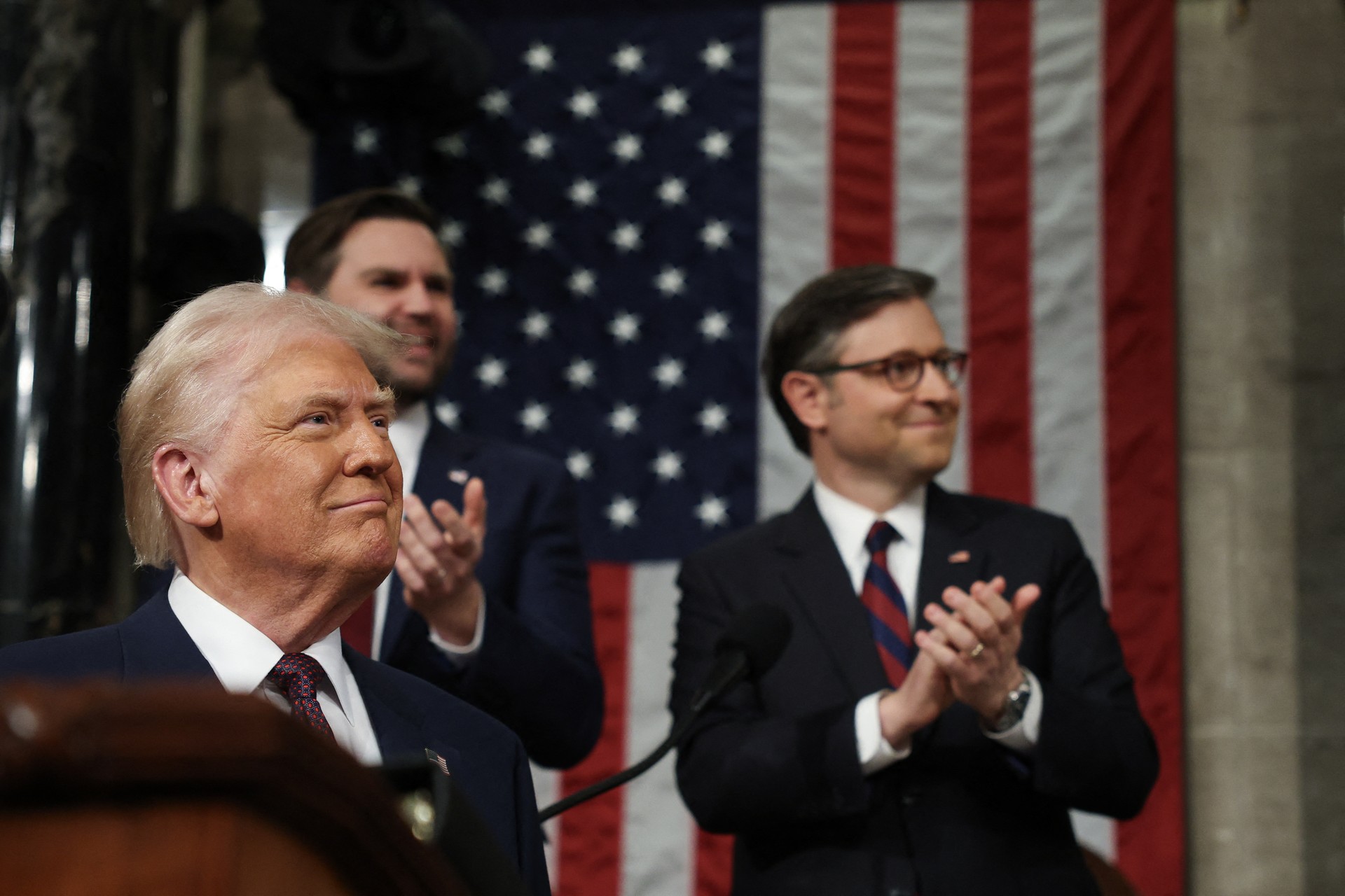 Trump declares 'America is back' in first congressional address since return to power