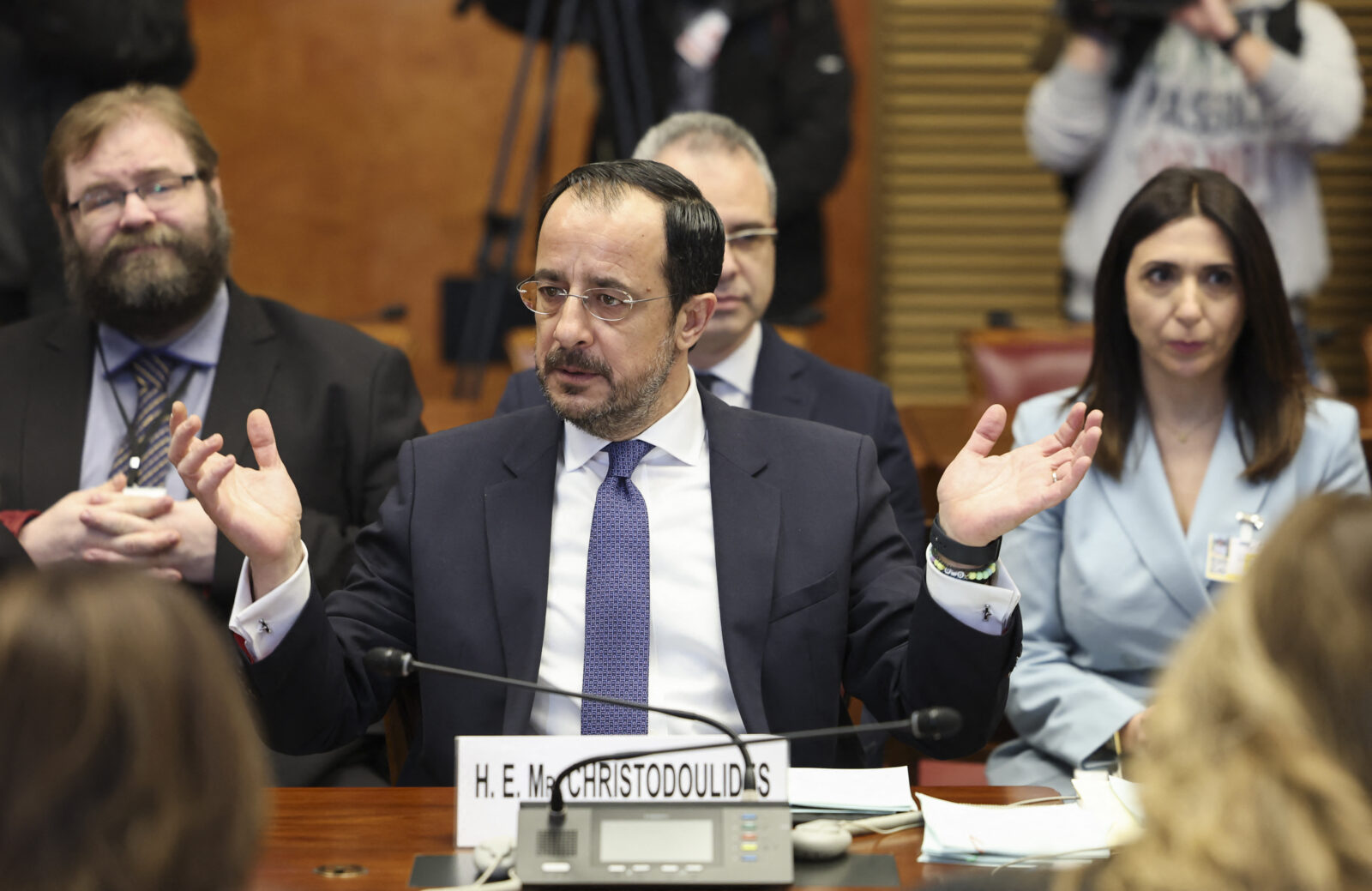 Turkish Cypriot President says informal Cyprus talks show two-state policy gaining ground