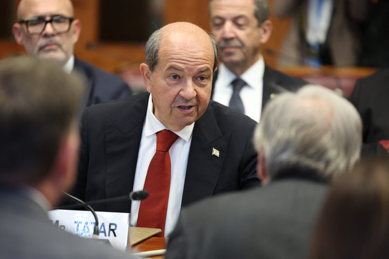 Turkish Cypriot President says informal Cyprus talks show two-state policy gaining ground