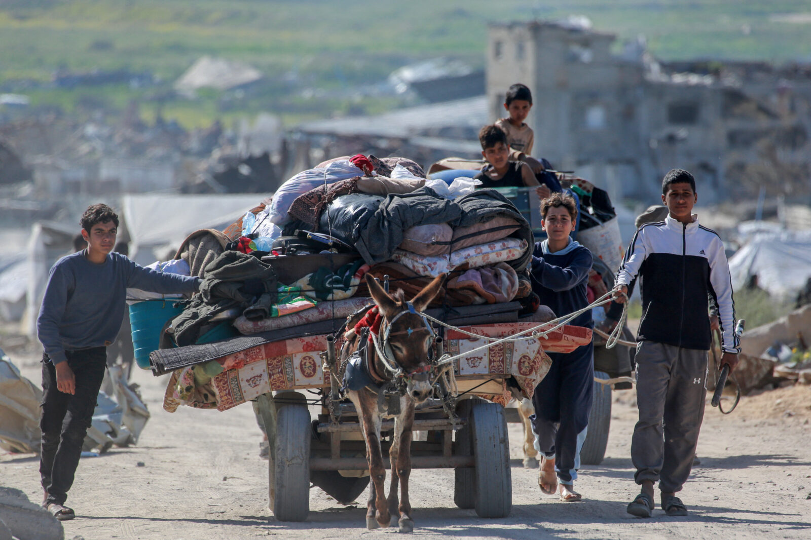 Exhausted Gazans flee again as Israel expands evacuation orders
