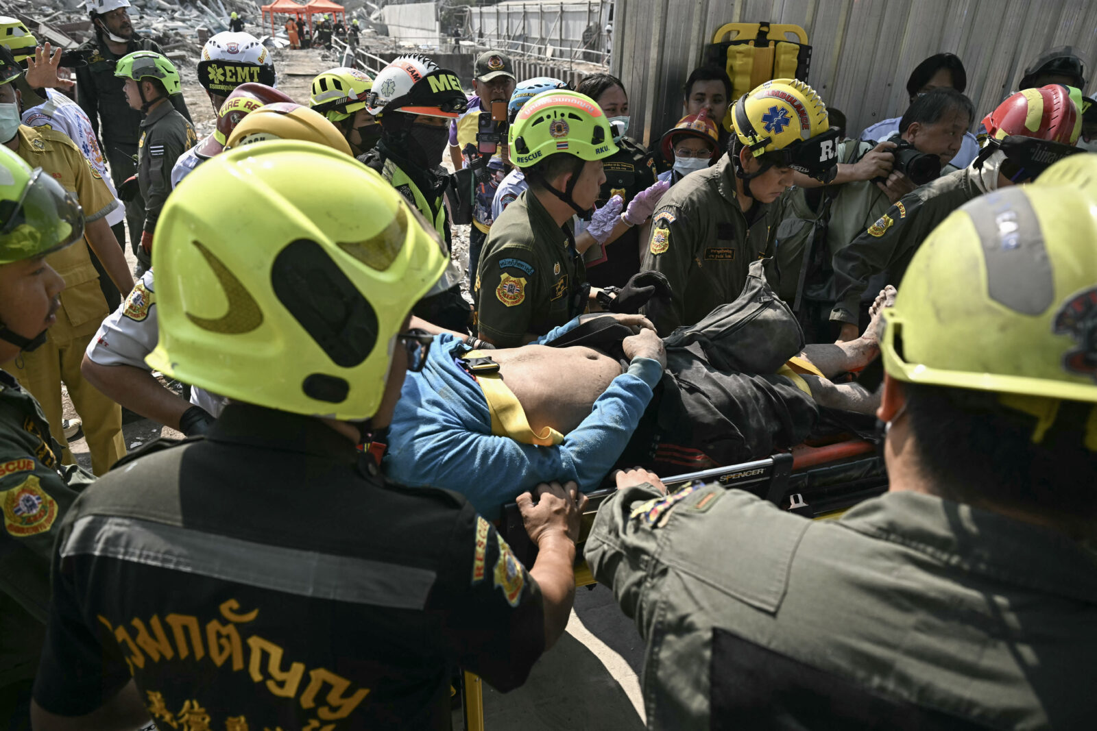 Dozens feared dead in Myanmar as military declares state of emergency in quake-hit regions