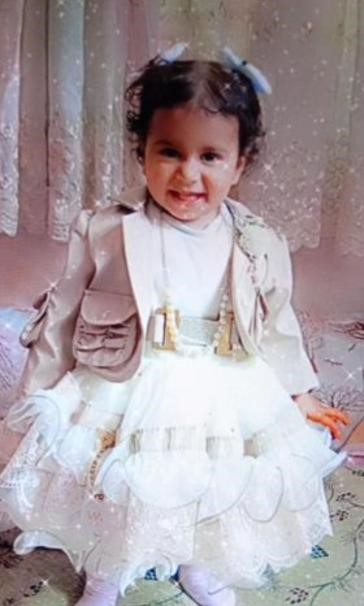 2-year-old girl named Rana El Selci, lost her life due to an attack by stray dogs in Konya, Türkiye, March 7, 2025. (IHA Photo)