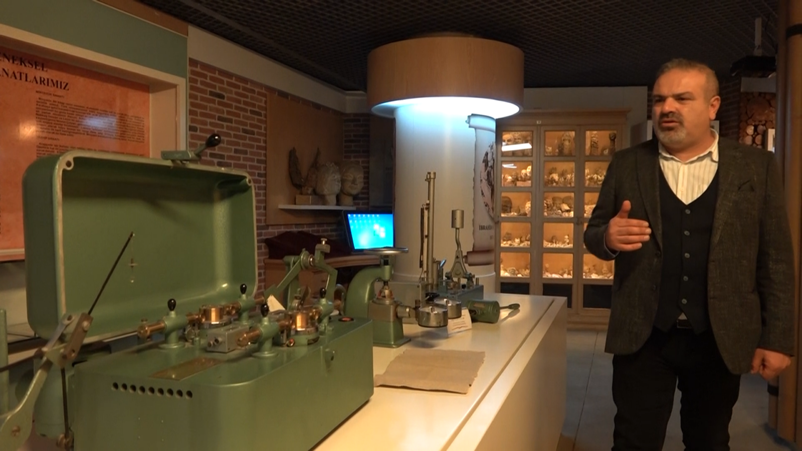 Exhibition area at Türkiye's first paper museum, Yalova. (IHA Photo)