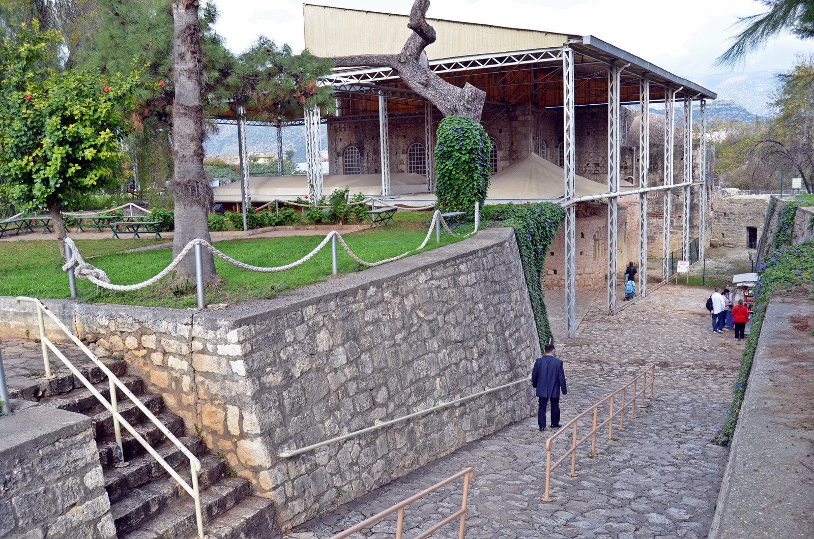 St. Nicholas Church in Demre, Türkiye—an ancient East Roman basilica in the historic city of Myra, now modern-day Demre in Antalya, Türkiye. (IHA Photo)