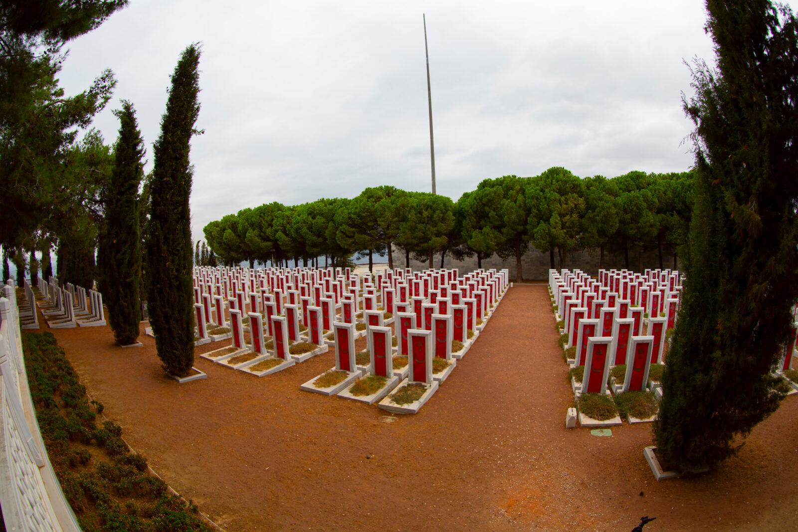 Canakkale Martyrs' Memorial, the most visited landmark on the Gallipoli Peninsula, stands on Eskihisarlik Cape. (Adobe Stock Photo)