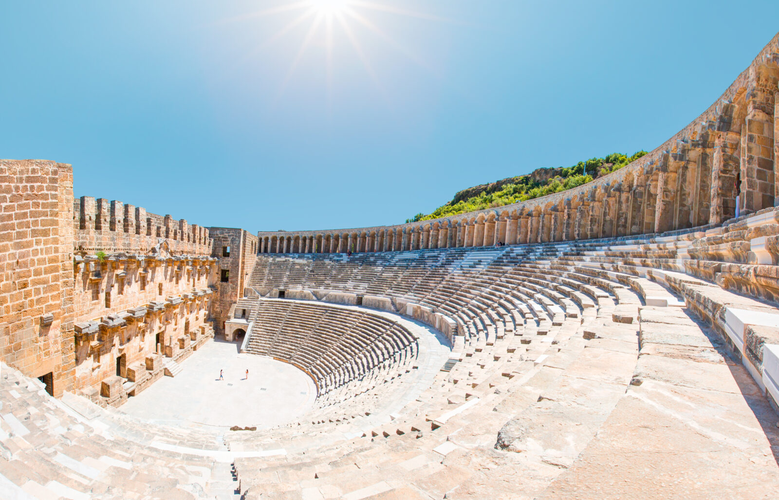 Roman amphitheater of Aspendos, Antalya, Türkiye. (Adobe Stock Photo)