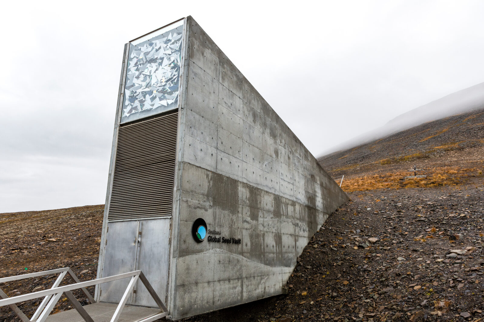 Photo shows global seed vault in Svalbard. (Adobe Stock Photo)