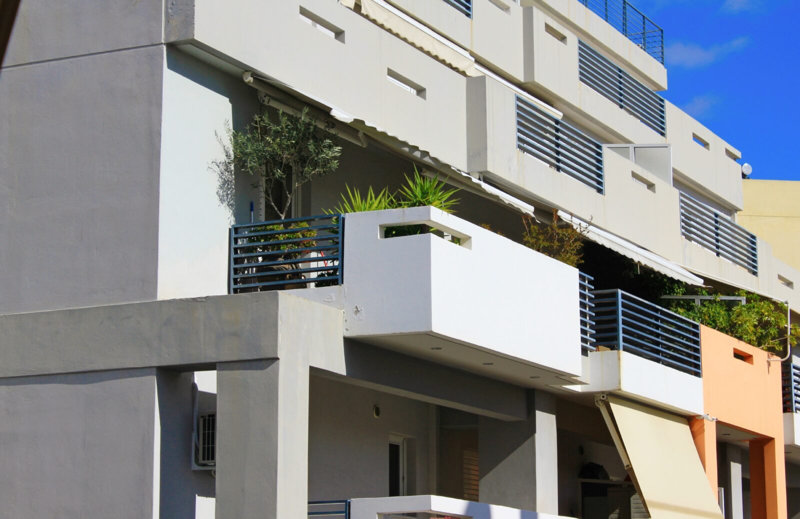 Exterior view of a modern apartment building in Athens, Greece, on Mar. 16, 2020. (Adobe Stock Photo)