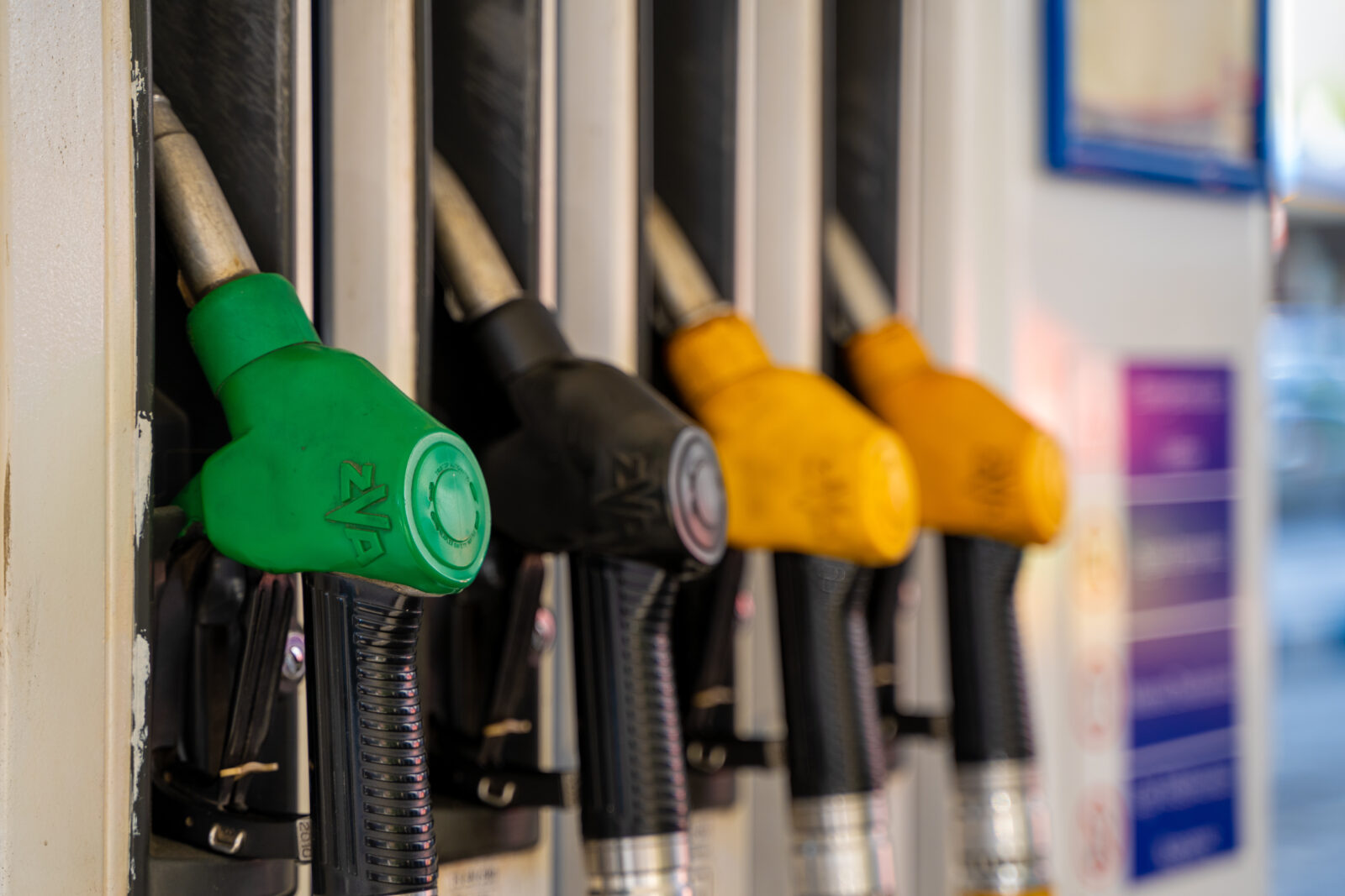 File photo shows fuel nozzles are seen at a gas station in Türkiye, accessed on March 24, 2025. (Adobe Stock Photo)