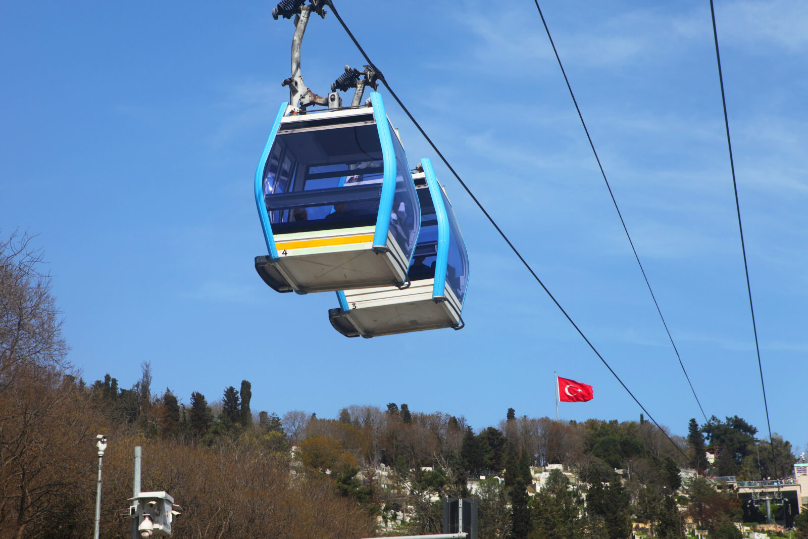 The famous aerial cable car at Pierre Loti Hill in Istanbul, Türkiye. (Adobe Stock Photo)