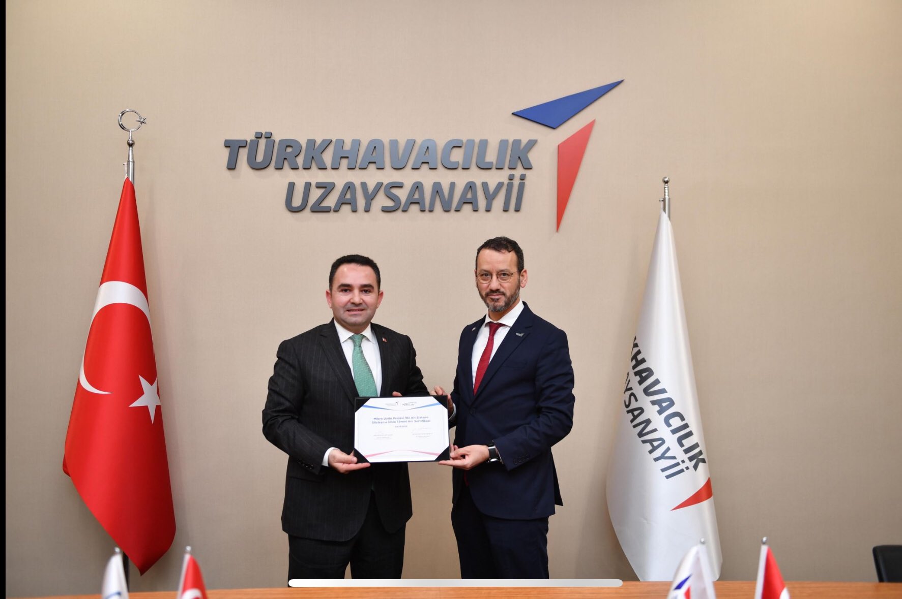 TAI and DeltaV sign agreement for High-Resolution Micro Satellite systems Image
