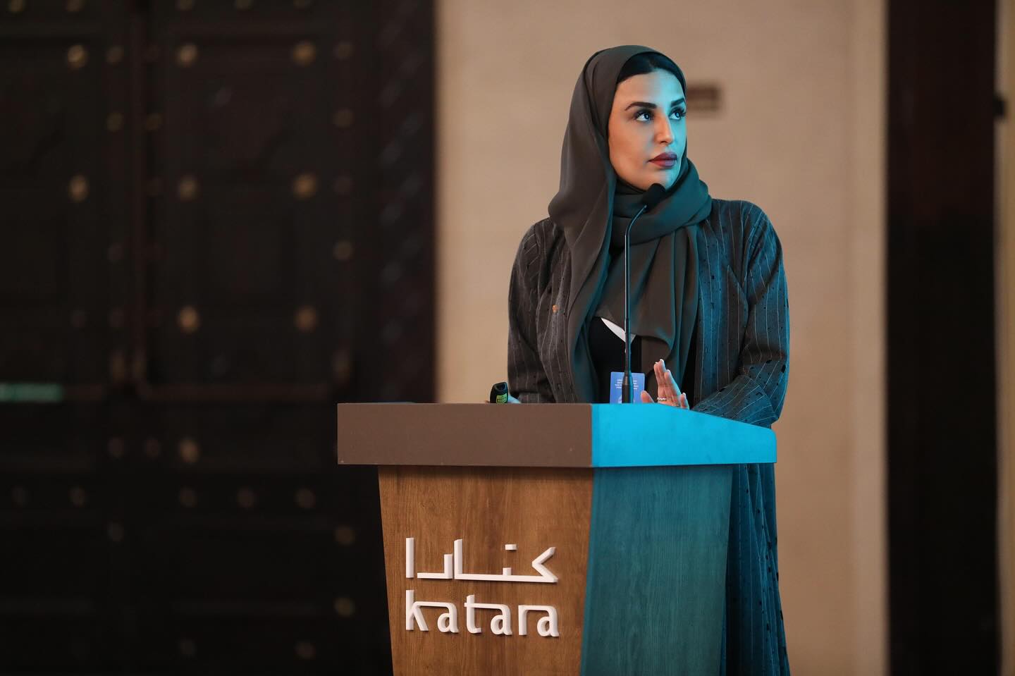 Maryam Al Saad, Secretary General of GPDNet and CEO of KATARA Public Diplomacy Center. (Photo via KATARA-2025)