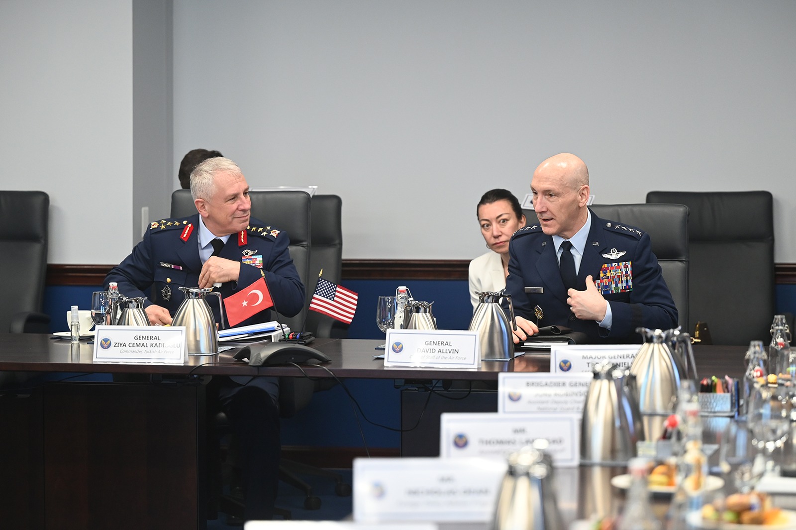 General Ziya Cemal Kadioglu meets US Air Force Commander David W. Allvin Image