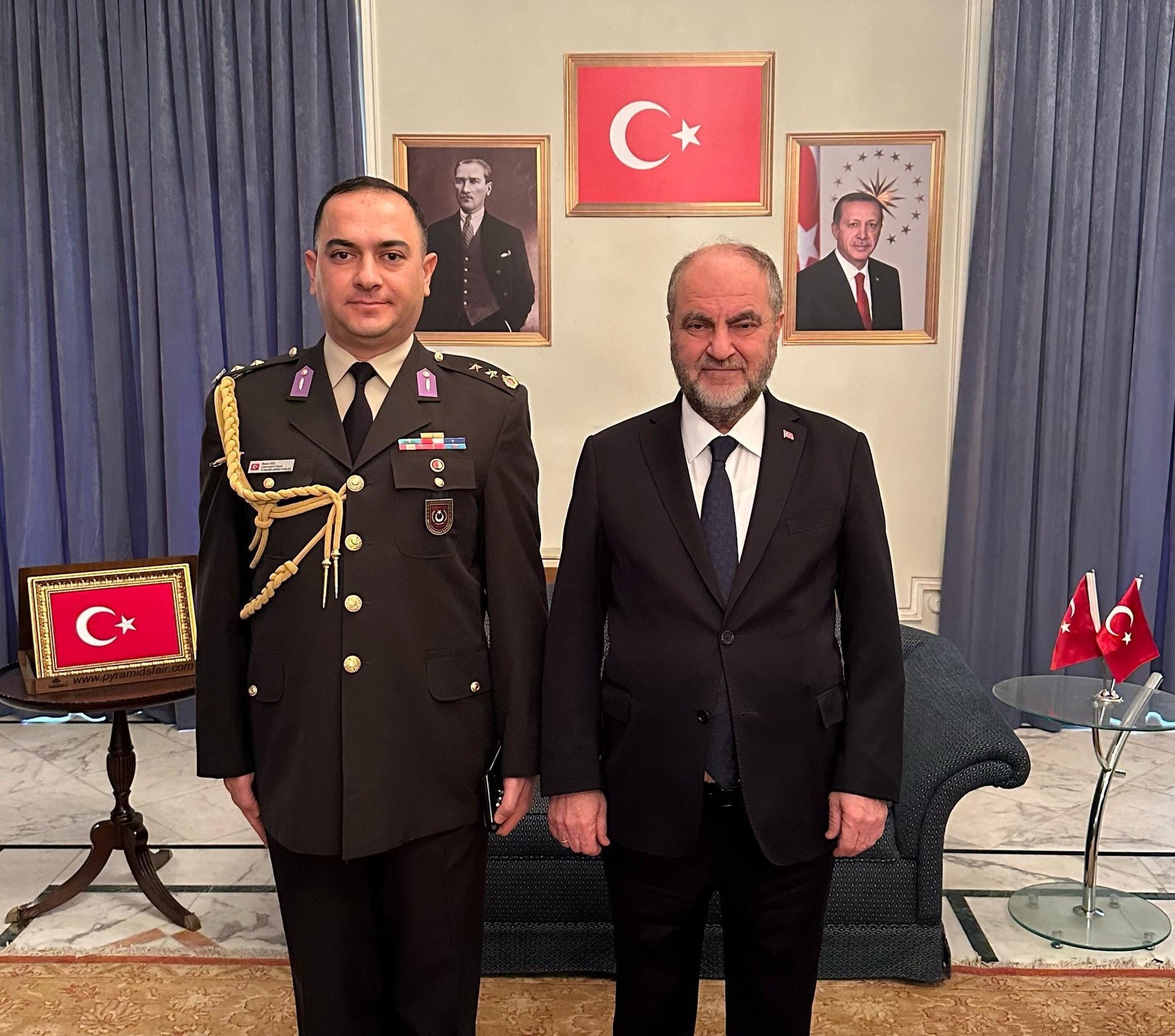 Turkish military attache begins duty at embassy in Damascus