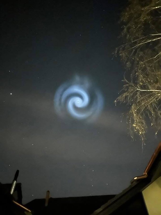 Mysterious spiral-shaped lights seen in Türkiye, neighboring countries spark social media buzz