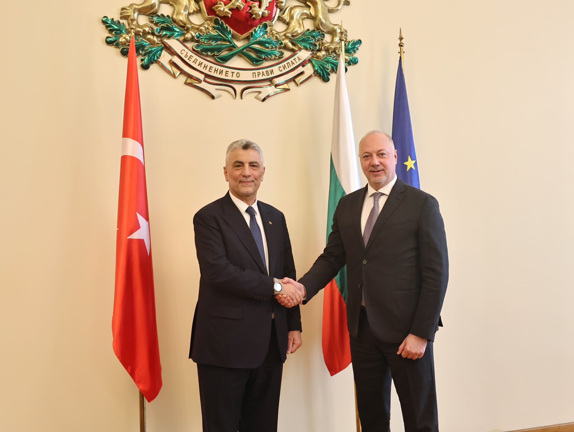 Turkish Trade Minister Bolat meets Bulgarian PM Zhelyazkov, discussing $10B trade target