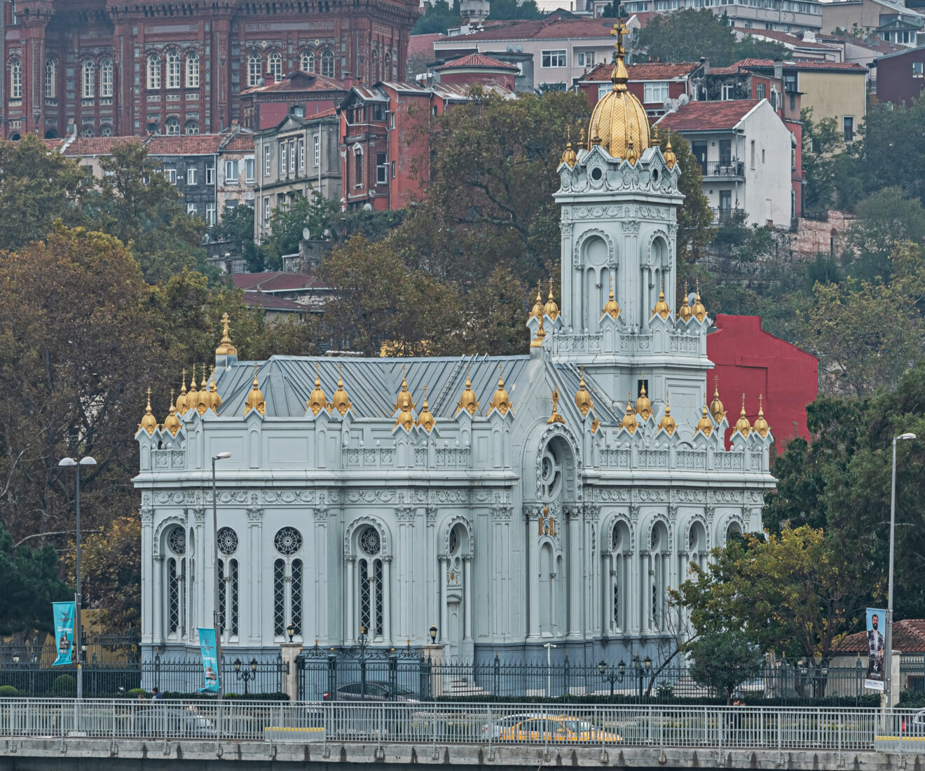 A general view from the Sveti Stefan Iron Church, Istanbul, Türkiye. (Photo via Wikimedia)