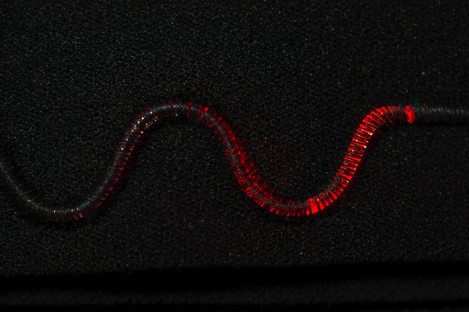 Llume's fiber-optic sensor technology, designed to enhance performance tracking and real-time data collection for athletes and military applications. (Photo via Llume)