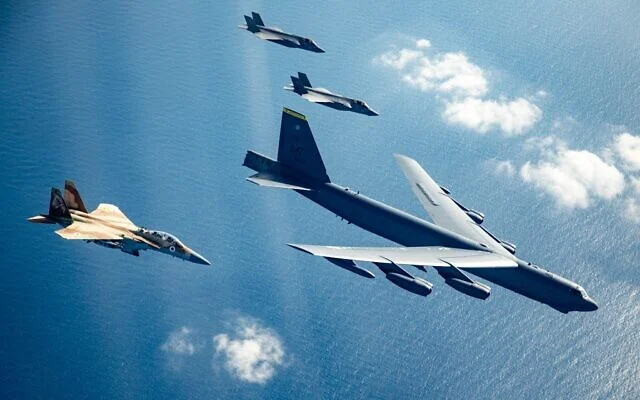 Israel, US conduct joint drill with F-35 and B-52 Bomber, sending message to Iran