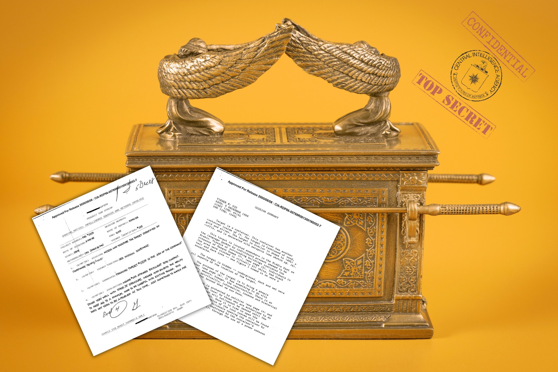 CIA documents reveal attempts to locate Ark of the Covenant via remote viewing
