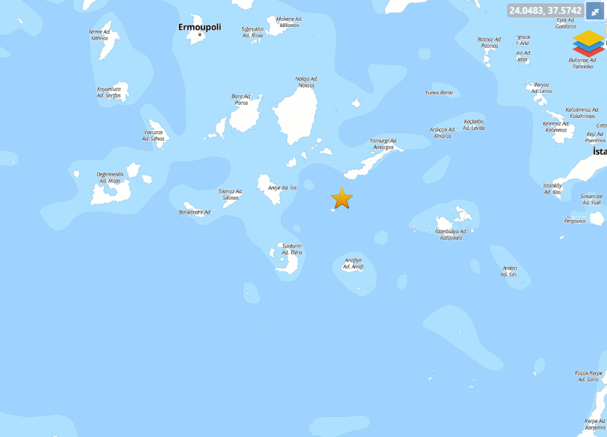 4.5 magnitude earthquake hits Aegean Sea near Greece's Santorini island