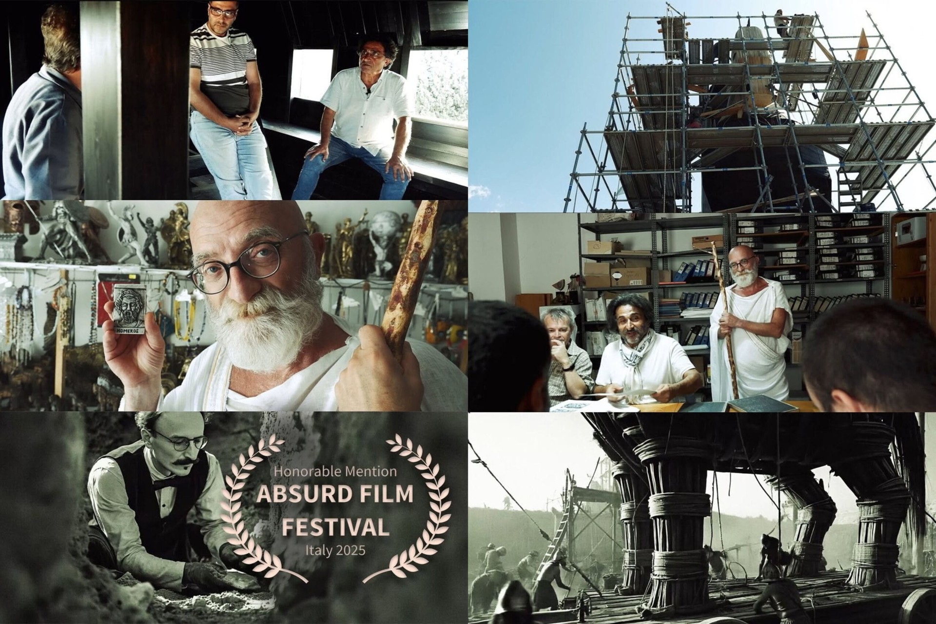 Images from the film HisTroy, written by Ridvan Golcuk, the Director of Troy Museum, and directed and produced by Ulku Sonmez. (Photo via HisTroy Production Team)