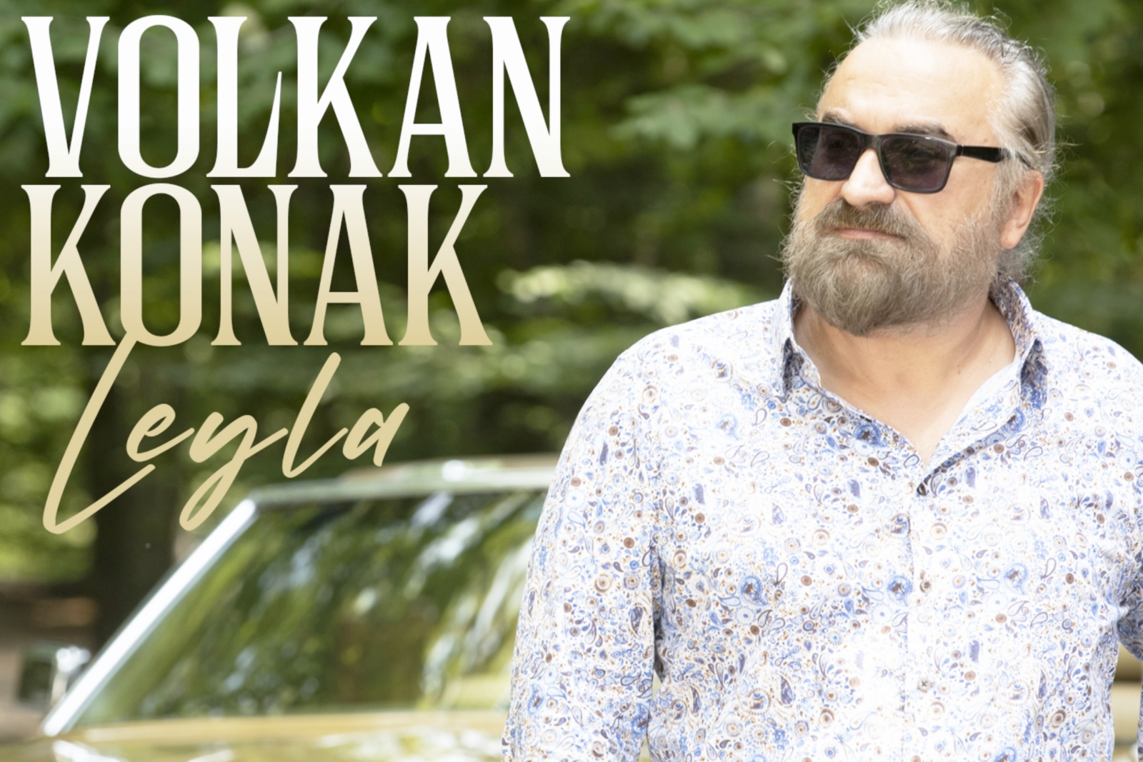 Volkan Konak appears on the cover of his album Leyla, released on August 12, 2022. (Courtesy of Volkan Konak's official website)
