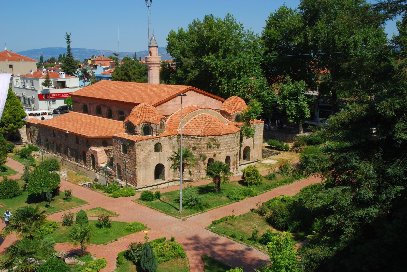 The Hagia Sophia in the Iznik district of Bursa, Türkiye, which was converted into a mosque in 1331 after the conquest of Iznik by Orhan Ghazi. (IHA Photo)