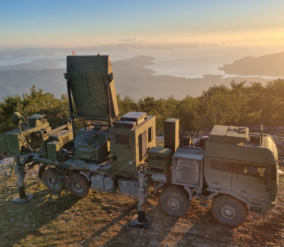 The low altitude radar 'ALP 100-G', produced by Aselsan to strengthen the Turkish Armed Forces' surveillance capability during its tests somewhere in Türkiye at an undated time. (Aselsan Photo)  
