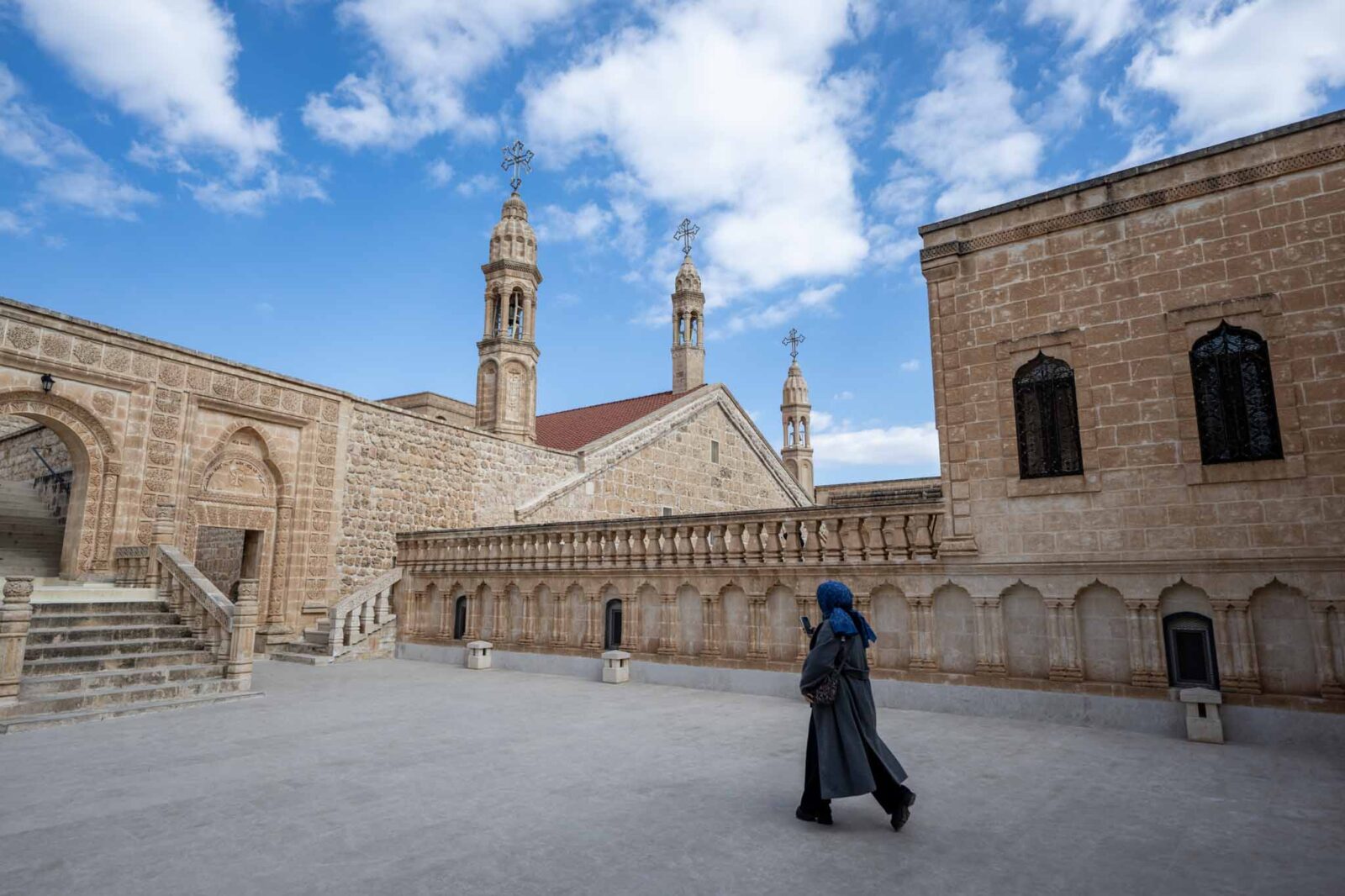 A view of the Mor Gabriel Monastery in Mardin, Türkiye, March 30, 2025. (AA Photo)