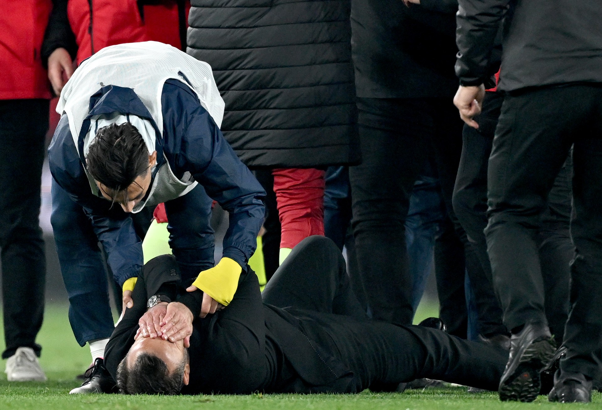 Fenerbahce's Jose Mourinho attacks Galatasaray's headcoach as cup clash turns chaotic Image