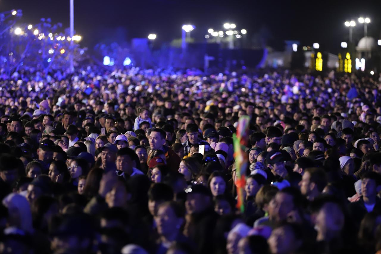 The opening ceremony in the city of Aktau on the Caspian Sea coast of Kazakhstan, which was selected as the “2025 Cultural Capital of the Turkic World” by the International Organization of Turkic Culture (TURKSOY), witnessed great enthusiasm. (AA Photo)