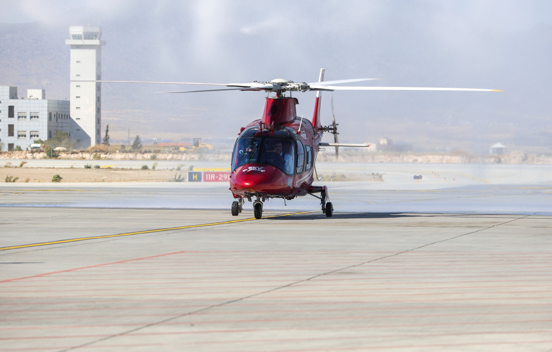 VIP helicopter taxi service connects Türkiye and Turkish Cyprus Image