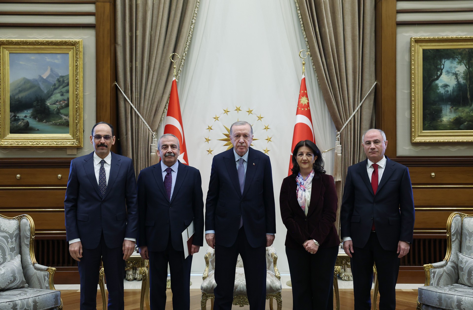 Erdogan meets with pro-Kurdish DEM Party for first time in 13 years