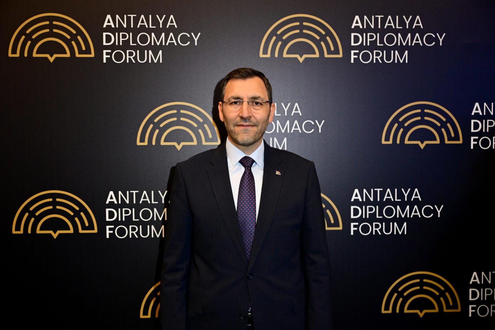 Roketsan General Manager Murat Ikinci, who attended the Antalya Diplomacy Forum 2025 on April 12, 2025. (AA Photo)