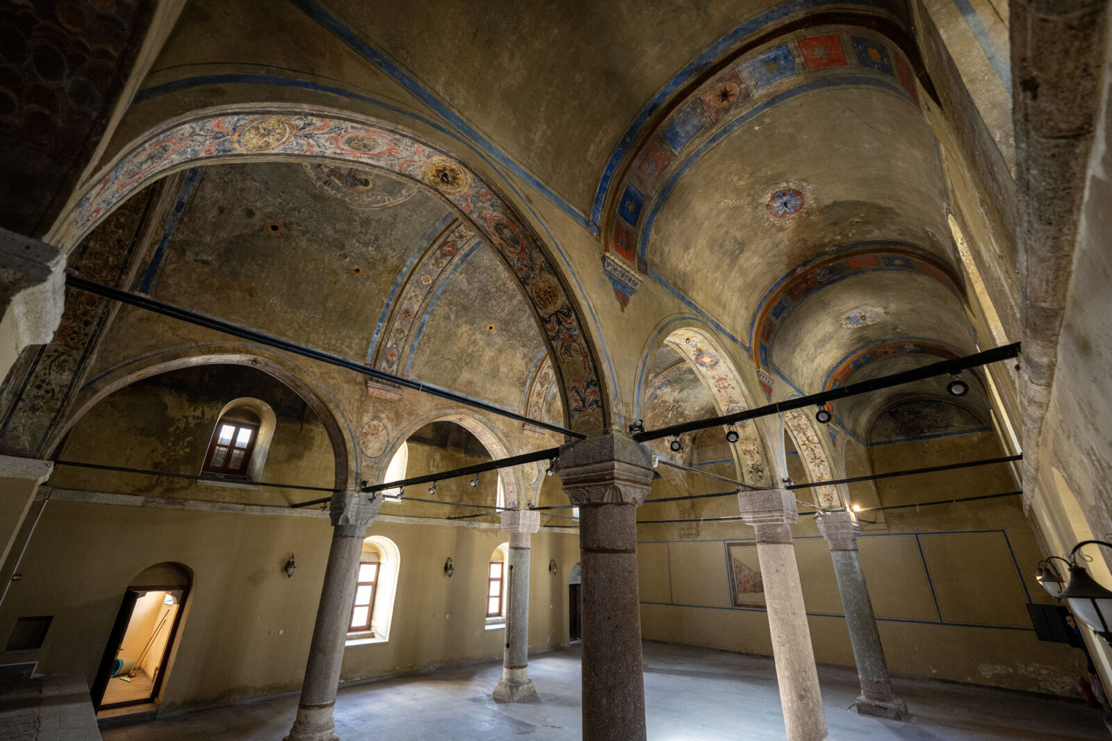 An interior view of the Cesmeli Church, one of the important historical sites in Karaman, Türkiye, April 18, 2025. (AA Photo)