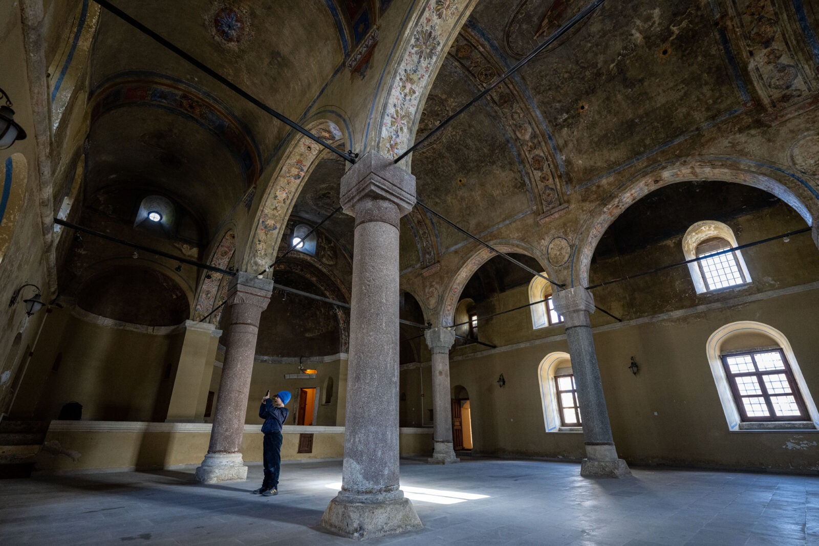 An interior view of the Cesmeli Church, one of the important historical sites in Karaman, Türkiye, April 18, 2025. (AA Photo)