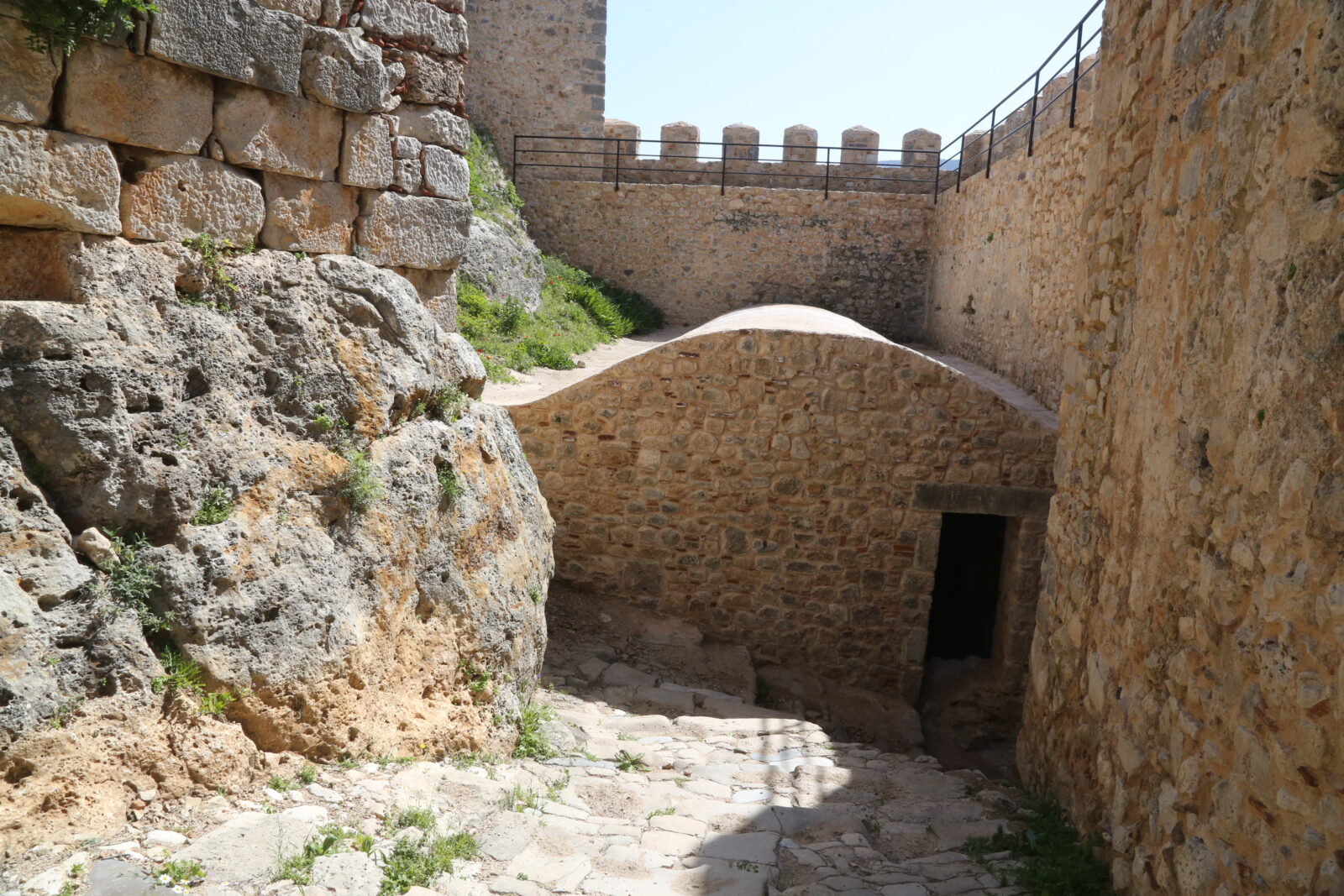 In the Milas district of Mugla, the castle walls, cistern, and towers of the ancient city of Becin—listed on the UNESCO World Heritage Tentative List—have regained their former appearance through ongoing excavation and restoration efforts, April 18, 2025. (AA Photo)
