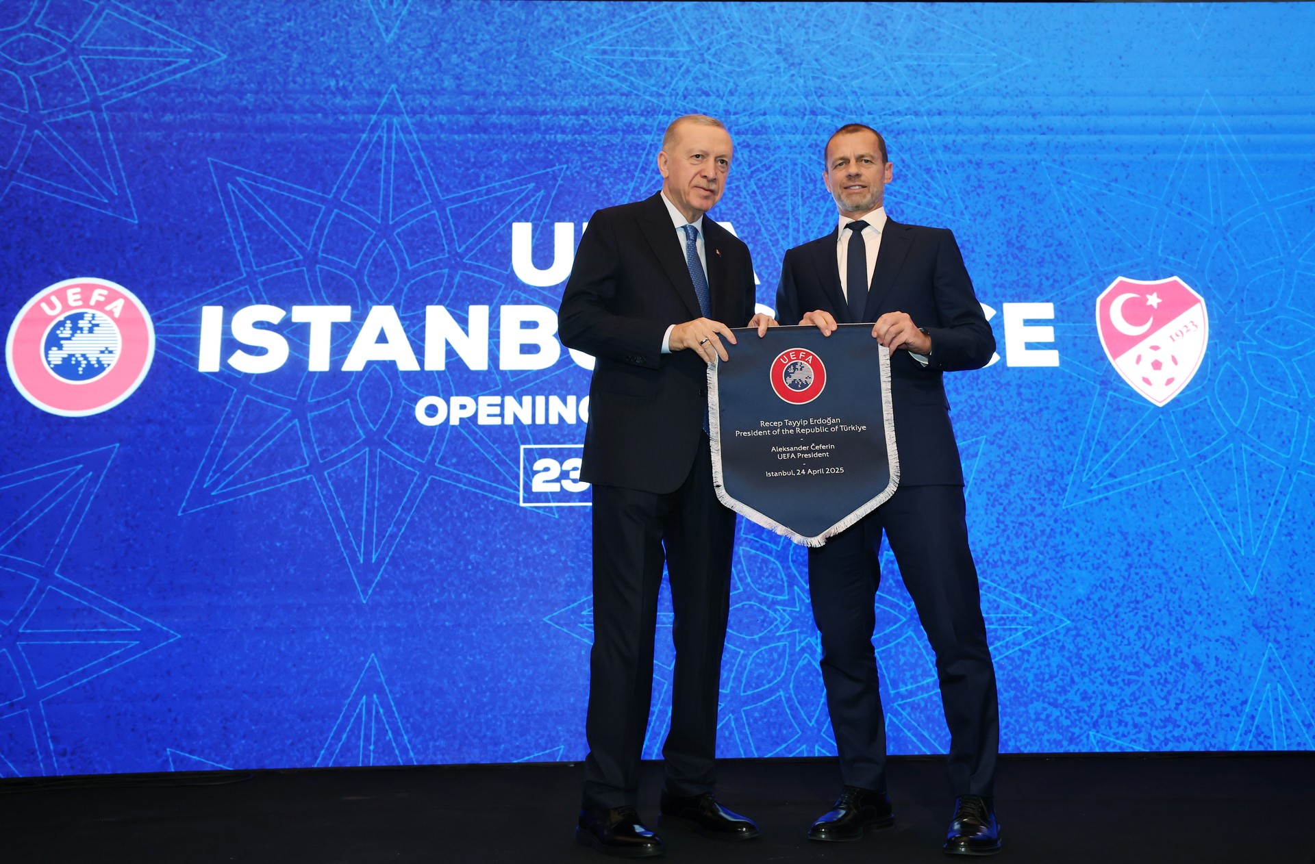 President Erdogan opens UEFA Istanbul Office Image