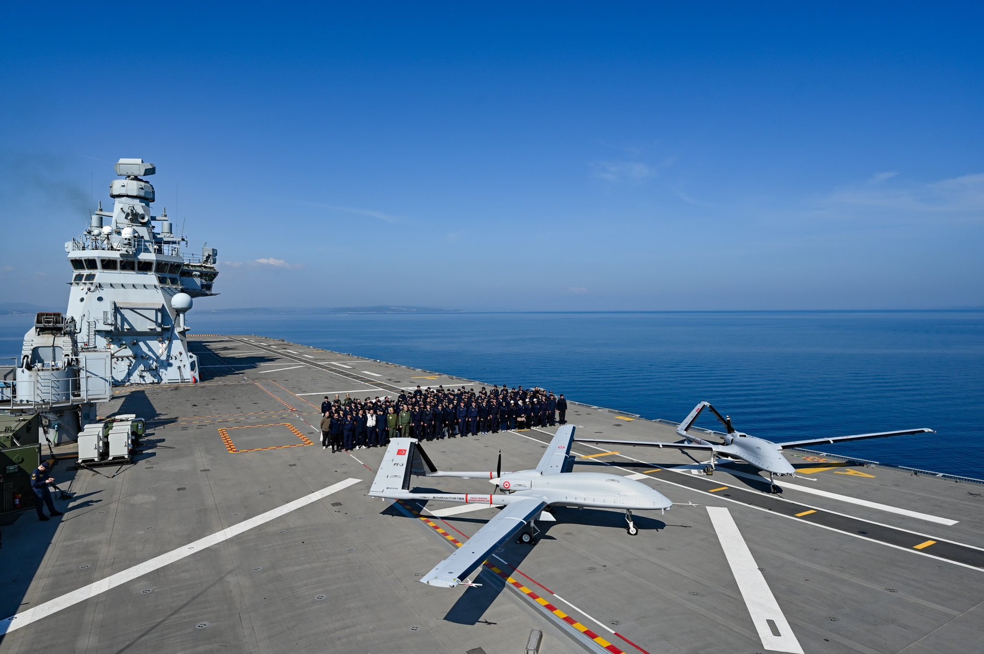 Bayraktar TB3 makes history with flight from TCG Anadolu: Baykar chairman Image