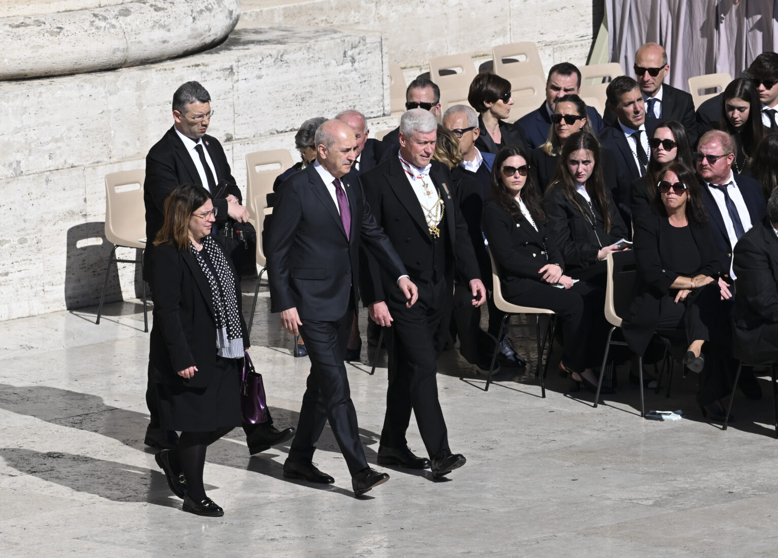 Speaker of the Turkish Grand National Assembly Numan Kurtulmus in Vatican