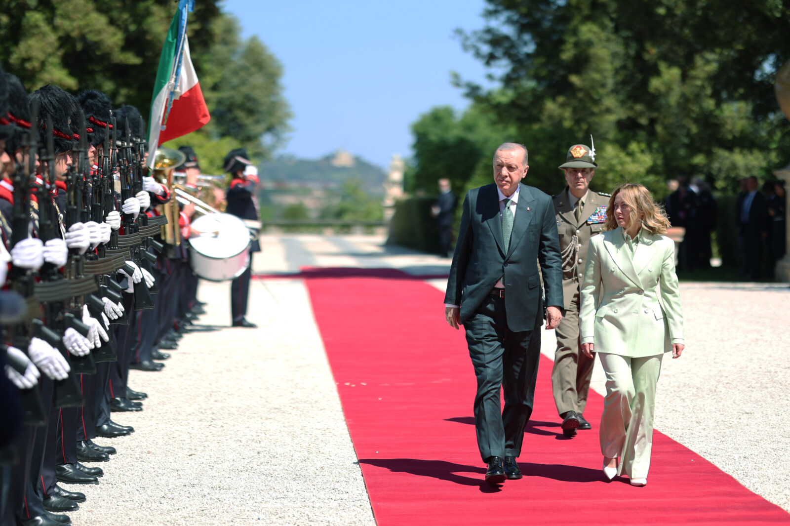 Erdogan meets with Italy's Meloni in Rome for 4th intergovernmental summit