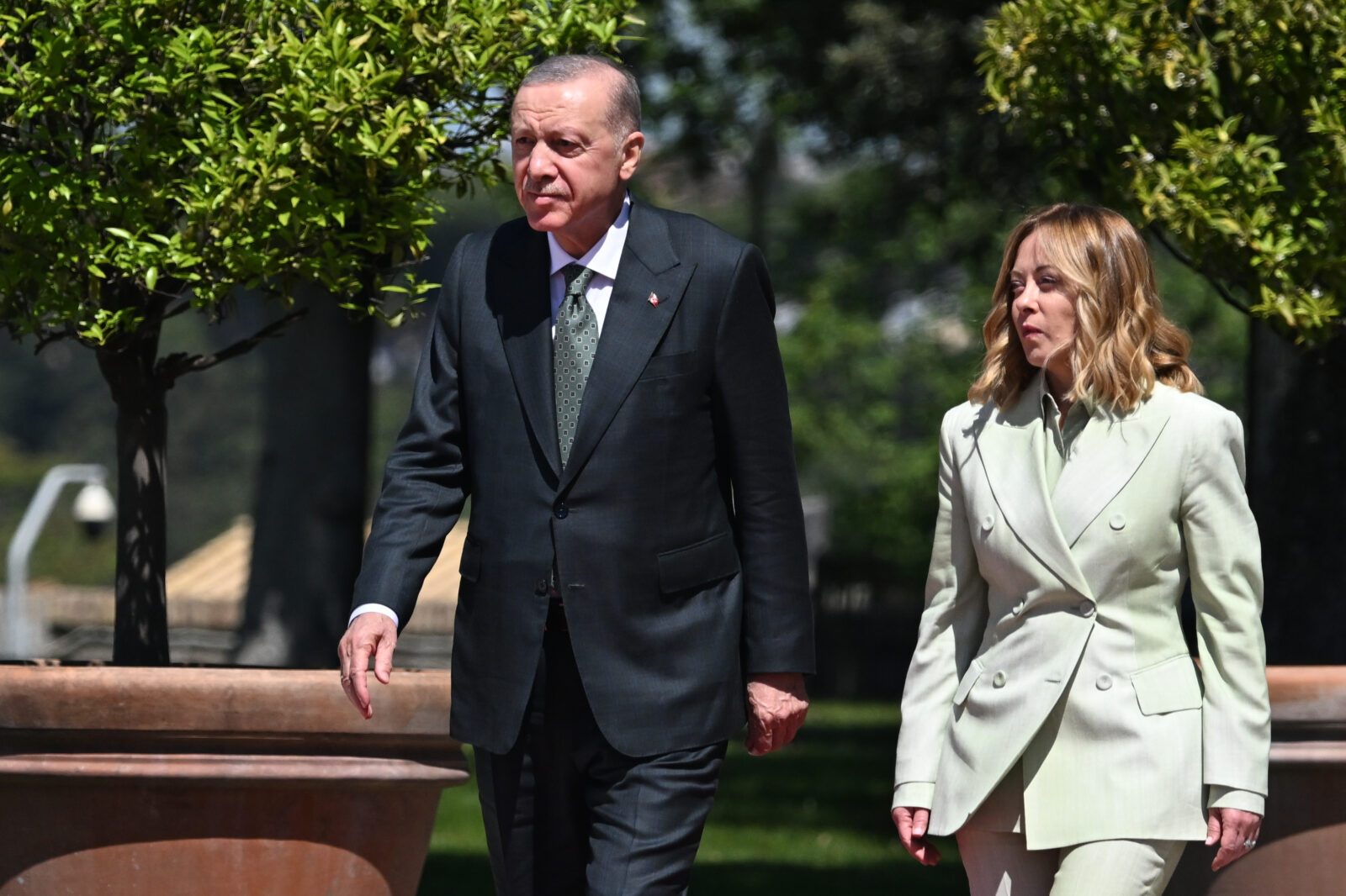 Erdogan meets with Italy's Meloni in Rome for 4th intergovernmental summit