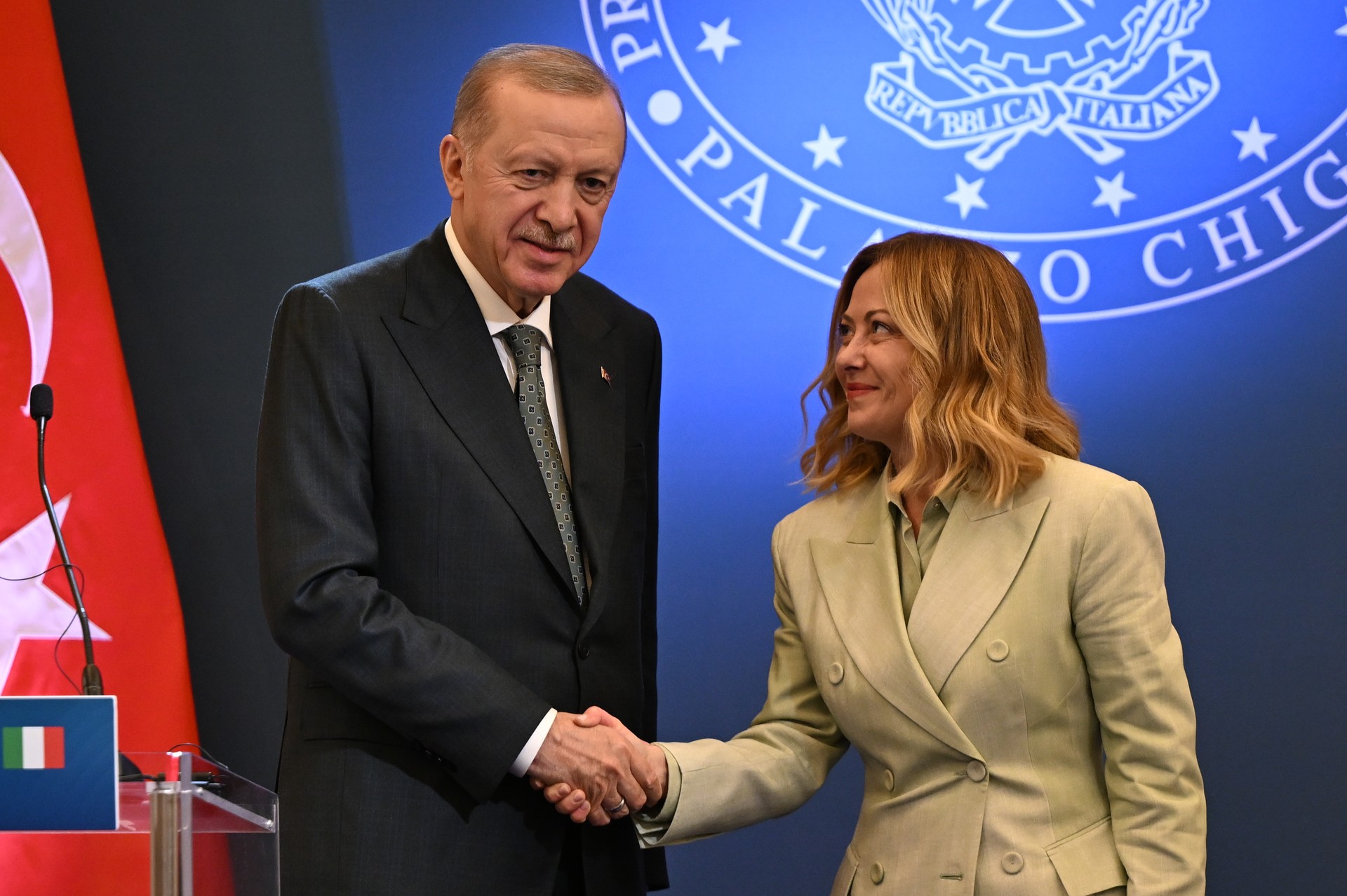 Erdogan, Meloni announce $40B trade target following Türkiye-Italy summit