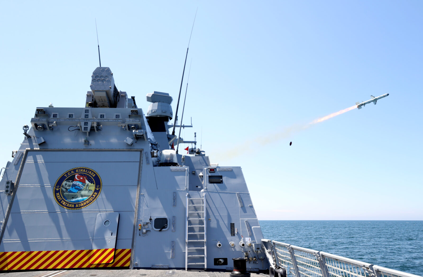 Türkiye successfully fires domestic ATMACA anti-ship missile in major naval drill