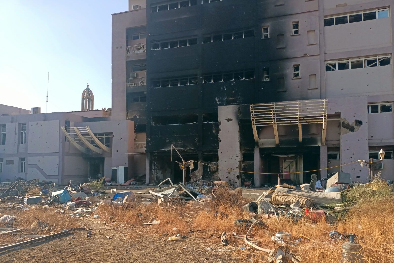 A picture shows damaged buildings in a southern neighbourhood of Khartoum, Sudan on March 29, 2025. (AFP Photo)